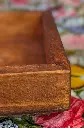 Rustic Long Table Tray Pine Red Mahogany corner detail 2.webp