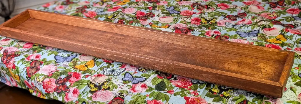 Rustic Rectangle Table Tray